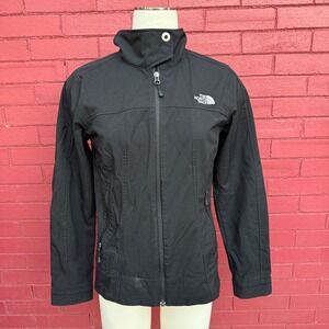 The North Face Calentito Jacket Womens Black Full Zip Windbreaker Style Medium